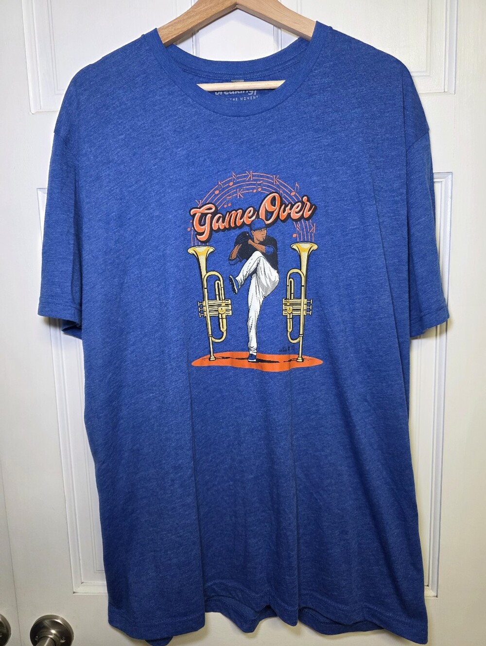 NY Mets Edwin Diaz w/Trumpets Game Over Graphic Tee- Men's Size XL